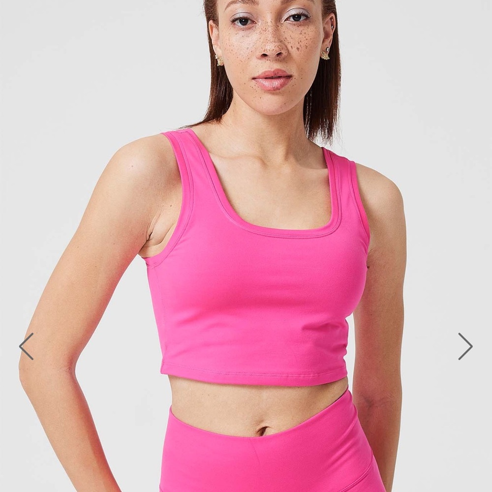 Terez Pink Crop Top